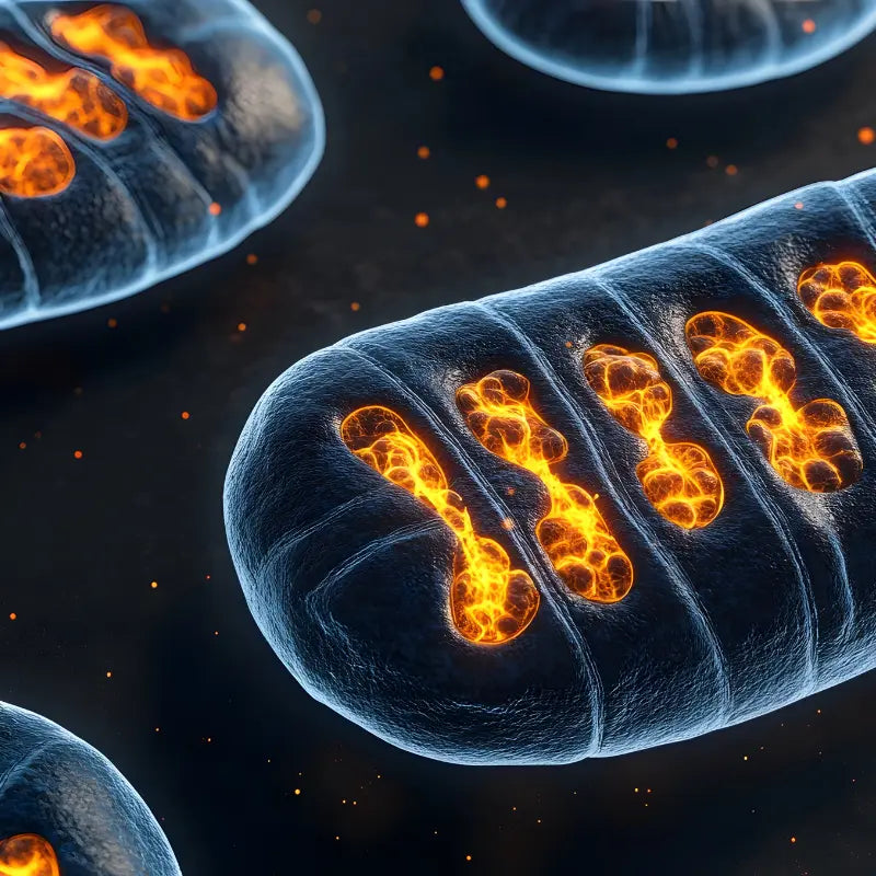 Mitochondrial energy production illustrating how NAD+ supports ATP generation in dogs, a key mechanism behind NAD+ supplements for dogs and cellular energy support.