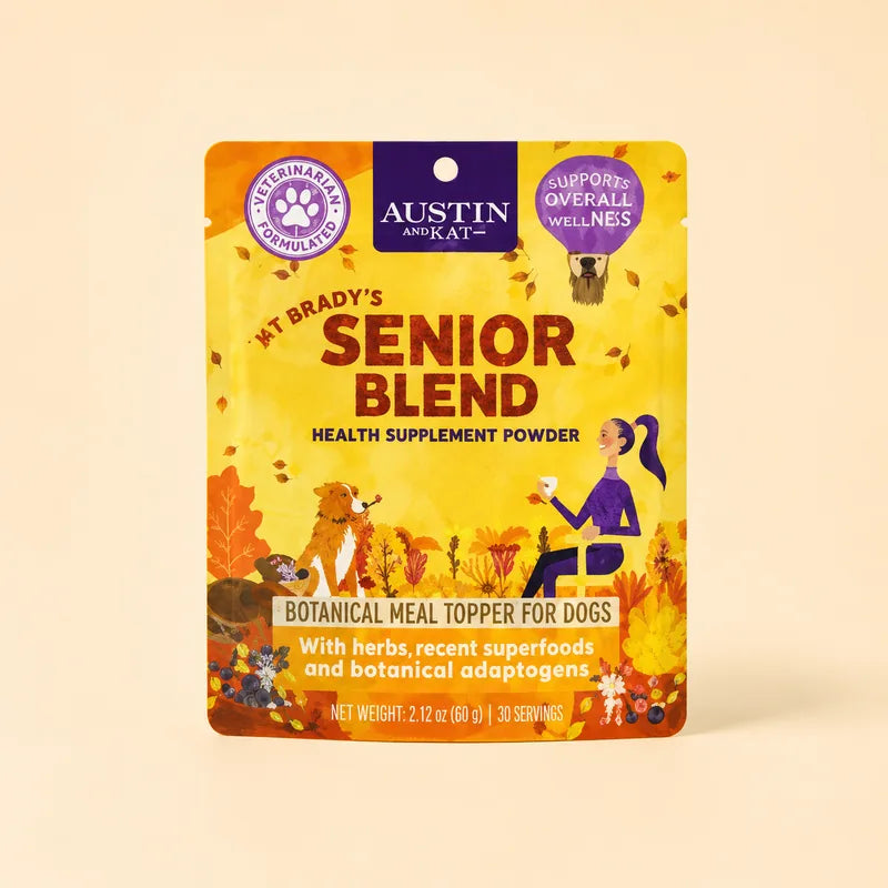 Austin and Kat Brady's Senior Blend Botanical Meal Topper product photo