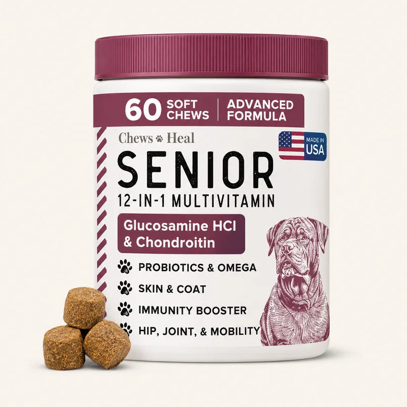 Chew + Heal Senior 12-in-1 Advanced Multivitamin product photo