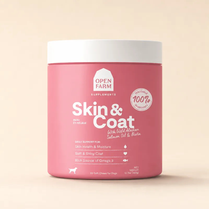 Open Farm Skin & Coat Food Supplement Chews for Dogs product photo