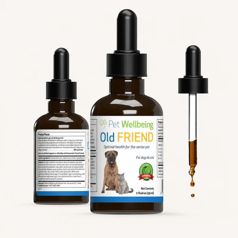 Pet Wellbeing Old Friend — Immune, System, & Joint Health for Senior Cats product photo