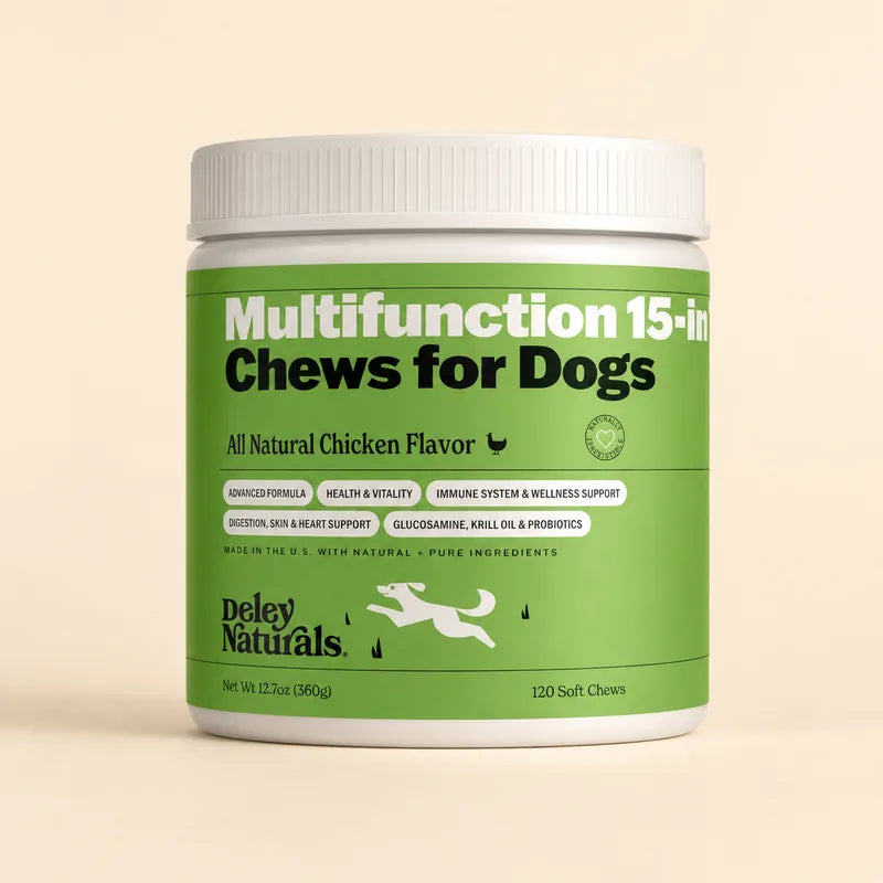 Deley Naturals Multifunction 15-in-1 Chews for Dogs product photo