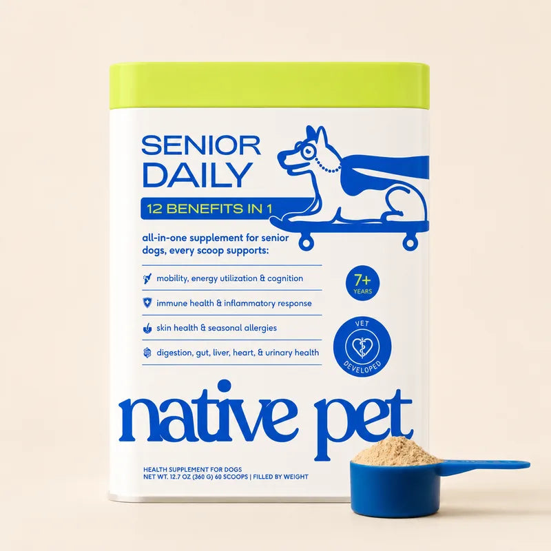 Native Pet Senior Daily Dog Vitamins & Supplements (12-in-1 Multivitamin Powder) product photo