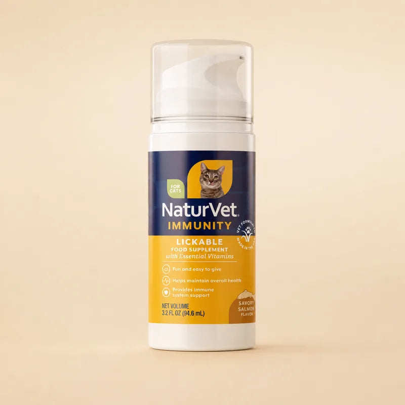 NaturVet Lickable Multi-Vitamin Immunity Food Supplement for Cats product photo