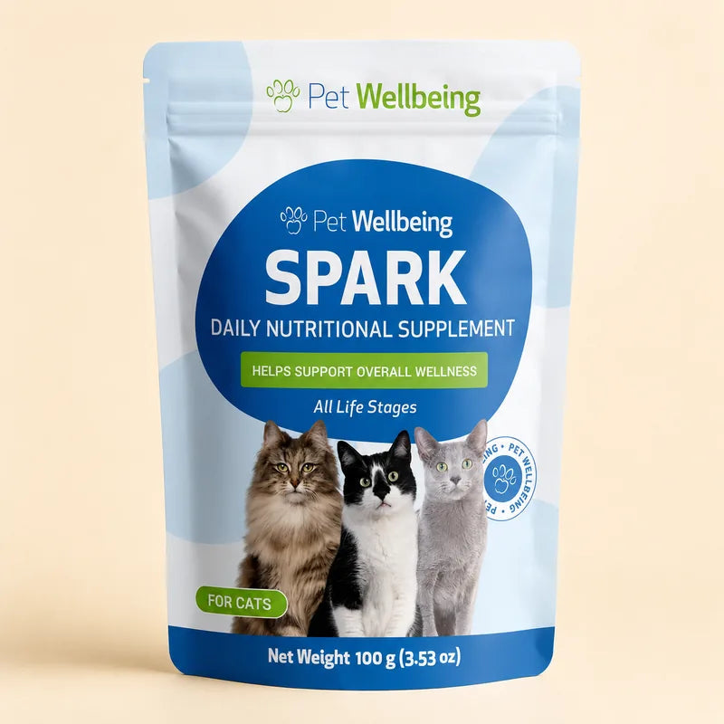 Pet Wellbeing SPARK Daily Nutritional Greens Supplement for Cats product photo