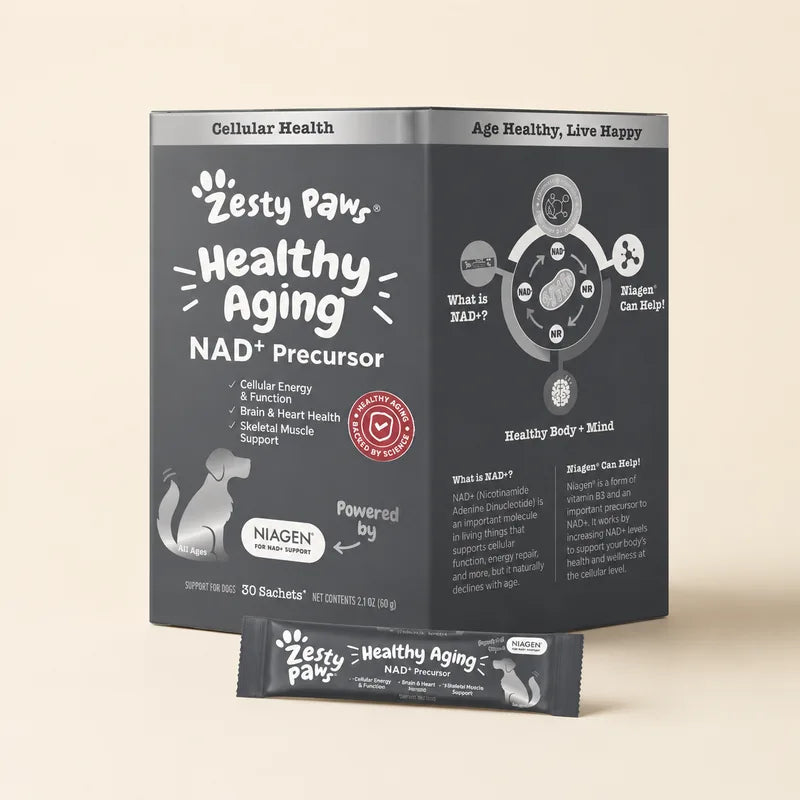 Zesty Paws Healthy Aging NAD+ Precursor Powder for Dogs product photo
